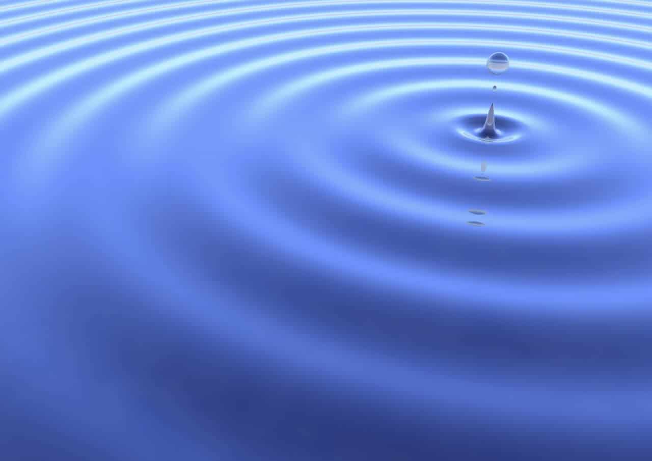radio waves travel through water